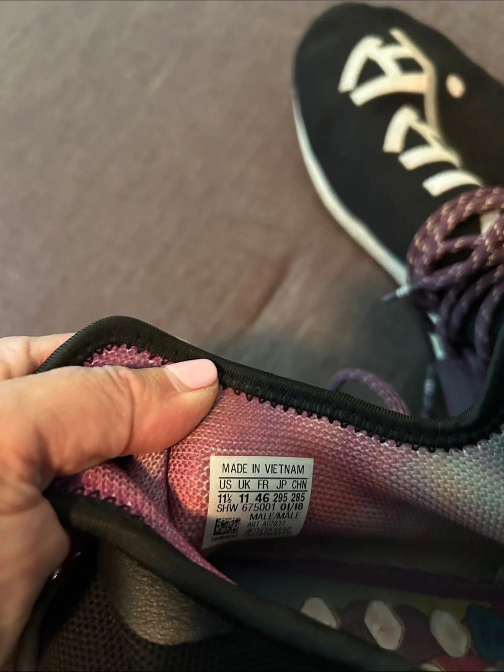 adidas Pharrell Williams Knit 'EQUALITY' Lace-Up Athletic Sneakers